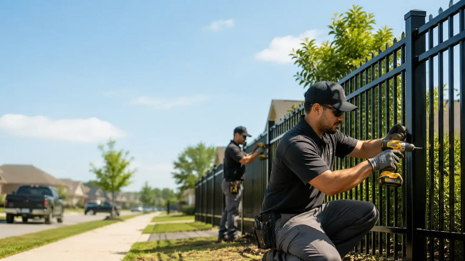 Metal Fence Installation in Pleasanton, TX